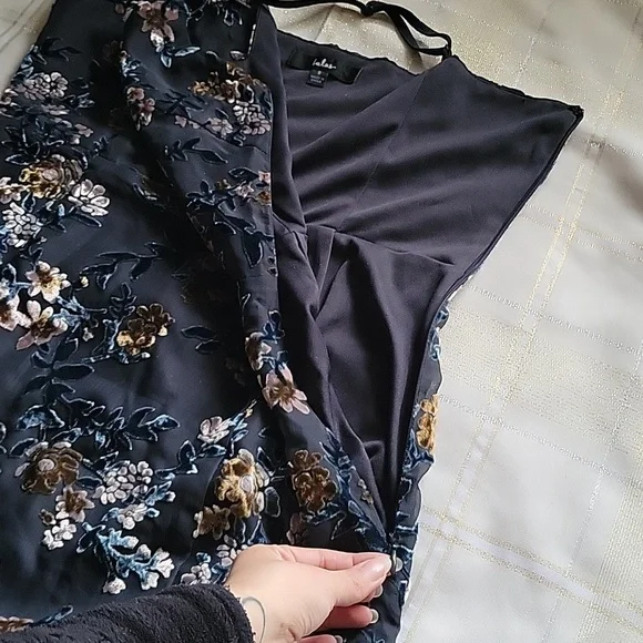 Lulu's Asymmetrical Floral Dress - Picture 9 of 11